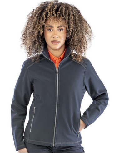 RES-R455F-Womens Treble Stitch Softshell Jacket